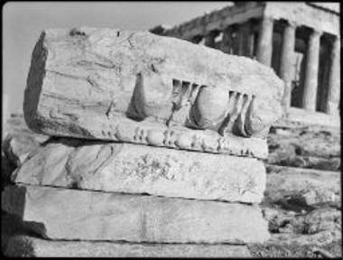 Acropolis. Base of Athena Promachos
