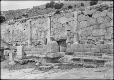 Delphi, Stoa of the Athenians