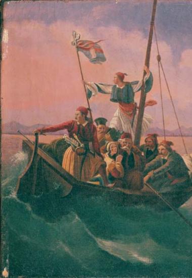 ΤΣΟΚΟΣ Διονύσης (1820-1862) “Βάρκα Ελλήνων”