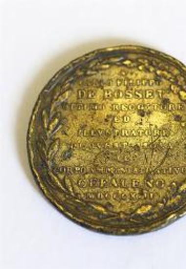 Αναμνηστικό μετάλλιο για τον Κάρολο Φίλιππο δε Βόσσετ