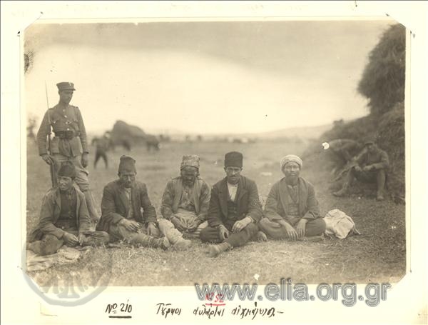 Asia Minor campaign, captive Turkish guerillas.