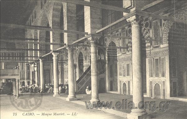 Cairo. - Mosque Moerirt.
