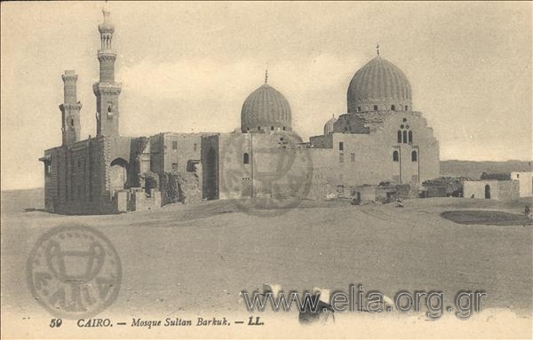 Cairo. - Mosque Sultan Burkuk.