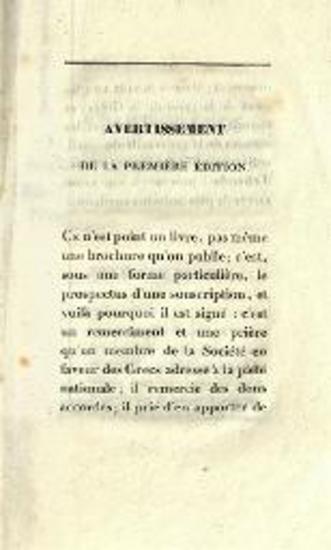 Vicomte de Chateaubriand, Note sur la Grèce, Παρίσι, Le Normant père, 1826.