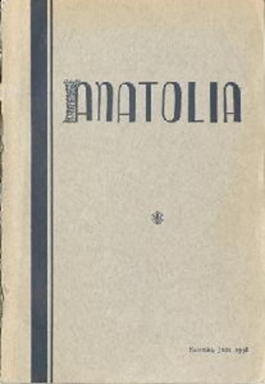 The Anatolia, Jubilee Issue, June 1936