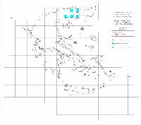 Δεύτερη εθνική έκθεση για την εφαρμογή της Οδηγίας 92/43 ΕΟΚ στην Ελλάδα (περίοδος αναφοράς: 2001-2006): Χάρτης εξάπλωσης και εύρους εξάπλωσης του είδους Ophiogomphus-cecilia