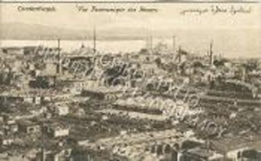 Πανοραμική θέα της αγοράς της Κωνσταντινούπολης.