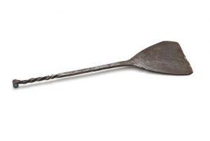 Metal spatula for preparation of cakes and pies
