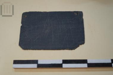 inscripted slab/tablet