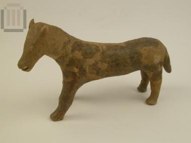 Terracotta figurine of a mule (?)