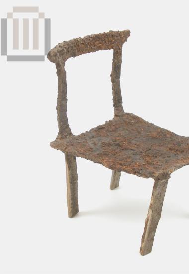 Iron model of a seat (klismos)