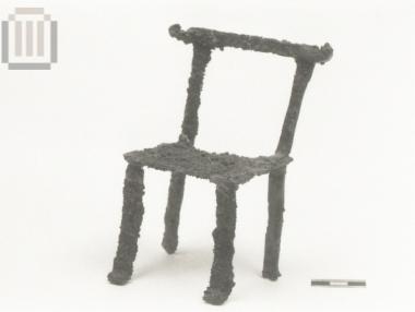 Iron model of a seat