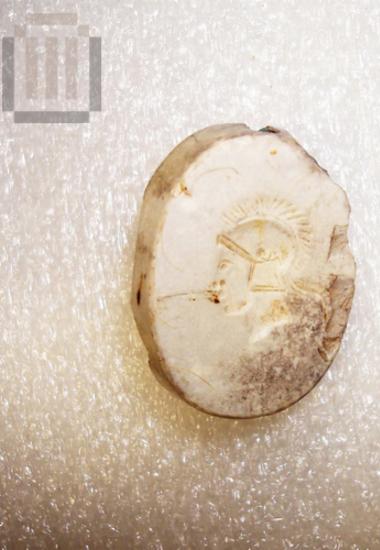 Intaglio gem with head of Athena