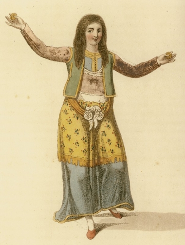 Γυναίκα από την Ήπειρο που χορεύει.