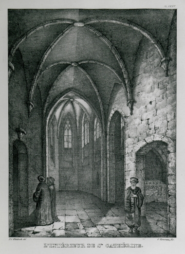 Εσωτερικό της εκκλησίας της Αγίας Αικατερίνης στη Μεσαιωνική Πόλη της Ρόδου.