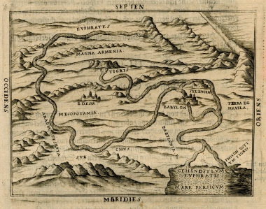 Χάρτης της Μεσοποταμίας.