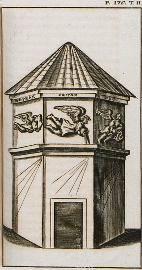 Το Υδραυλικό Ωρολόγιο του Ανδρονίκου Κυρρήστου (Πύργος των Αέρηδων) στη Ρωμαϊκή Αγορά της Αθήνας.