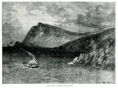 Τοπίο στις βόρειες ακτές της Κρήτης, 1869.