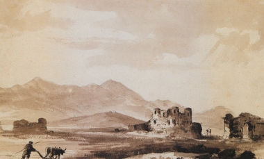 Τα ερείπια της Τεγέας κοντά στην Τρίπολη της Αρκαδίας. 10 Οκτωβρίου 1810.