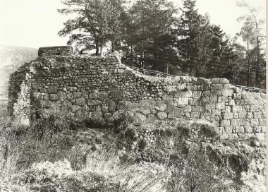 Το τείχος της ακρόπολης της Άμφισσας