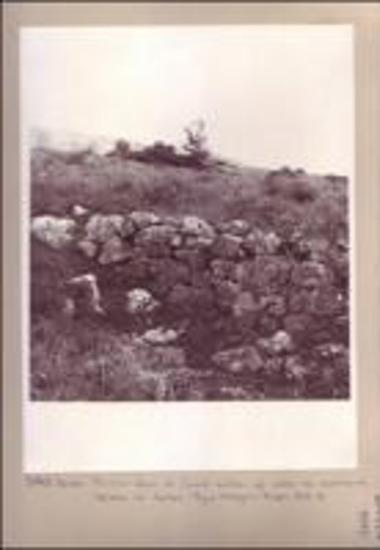 Archive photograph from the prehistoric fortifications at Krissa (mod. Hrisso)