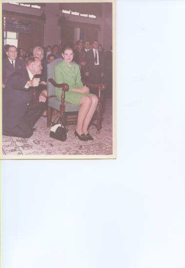 Η Πρώην Βασίλισσα Άννα-Μαρία των Ελλήνων με τον Bruce Lansdale, 1967