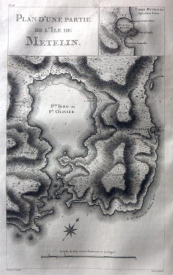 Plan d'une partie de l'ile de Metelin