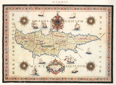 Χάρτης της Κύπρου.