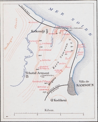 Χάρτης της Σαμψούντας.