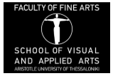 Repository of the School of Visual and Applied Arts AUTh