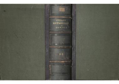 Dictionnaire historique, archeologique philologique, chronologique geographique et litteral de la Bible. Tome Premier