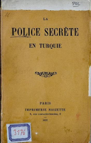 La police secrete en Turquie