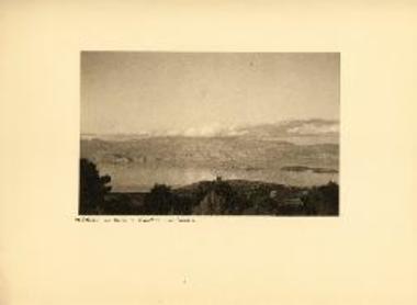 Mt. Kithaeron and the bay of Aegosthena, from Perachora