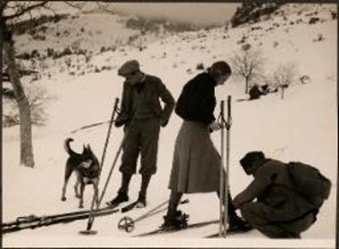 Wulf Schaefer, Sarah Atherton at Mt. Cyllene 1937