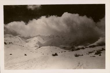 Mt. Cyllene with snow 1937