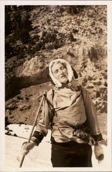 Mt. Cyllene with snow 1937. Doreen Canaday