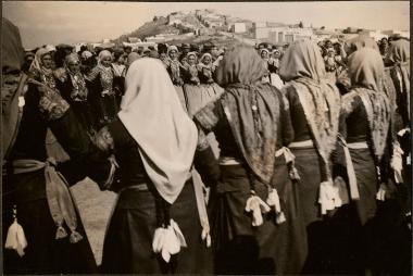 Megara. Women with traditional costumes