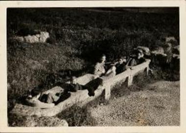 Eugene Schweigert, Mary Cambell, Nathan Dane, Margaret Hill, Carl Roebuck. Possibly at Eretria.