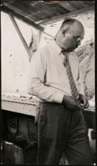 Oscar Broneer. North slope excavations 1937