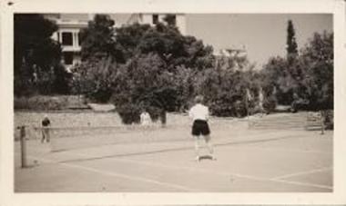 American School of Classical Studies at Athens. Tennis court.