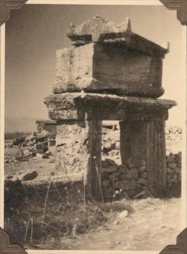Asia Minor, Hierapolis. . Detail of tomb