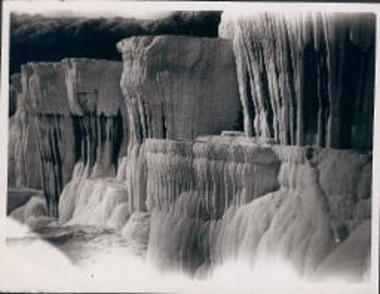Asia Minor, Hierapolis. Hardened waterfalls