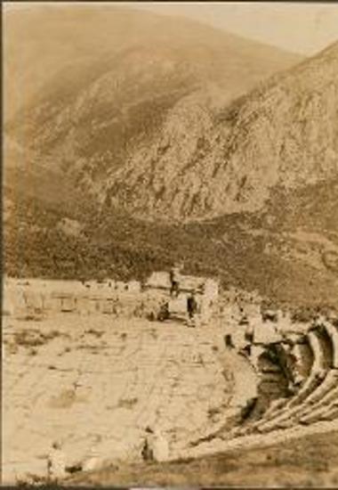 Delphi. View from theater across the valley