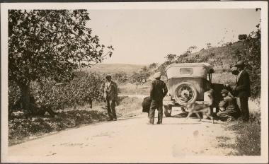 Messenia, Koroni. Broken car.