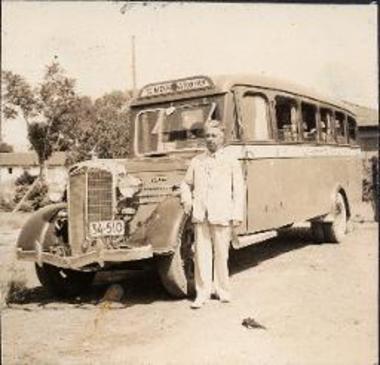 American School of Classical Studies at Athens. A Willys bus.