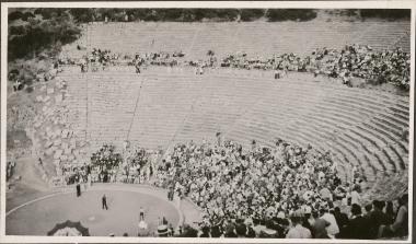 Epidaurus. Theater with spectators