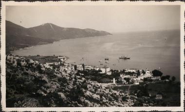 Thasos. View of the town and harbor from above