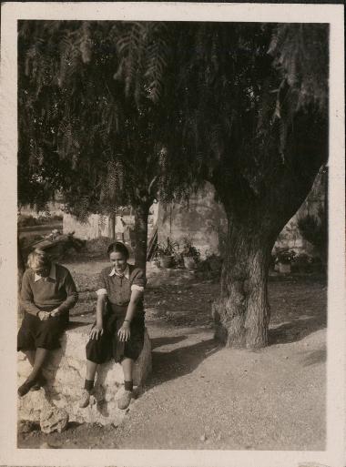 Argolid Trip 1937. Ridie Guion and Margaret Hill