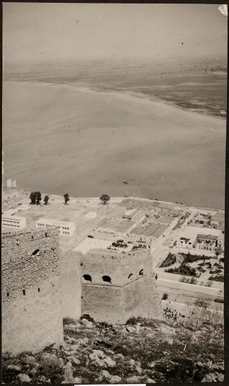 Castle of Palamedi. View down over the town from the Castle.