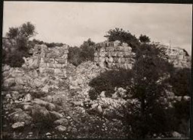 Rhamnous. Stone walls